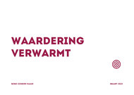 Waardering verwarmt