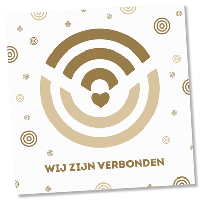 'Wij zijn verbonden' servetten