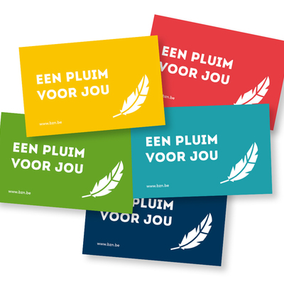 Pluimkaartjes - 1 set (20 stuks)