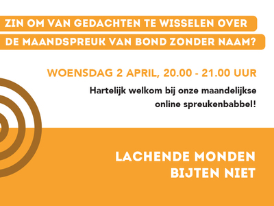Spreukenbabbel<br>woensdag 2 april
