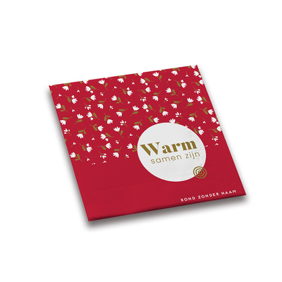 'Warm samen zijn' servetten