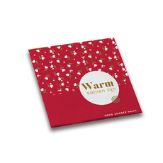 NIEUW! 'Warm samen zijn' servetten