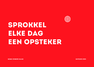 Sprokkel elke dag een opsteker