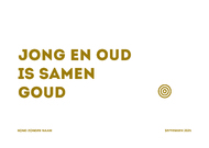 Jong en oud is samen goud